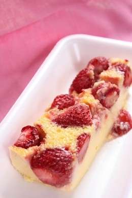 Clafoutis alle Fragole fetta