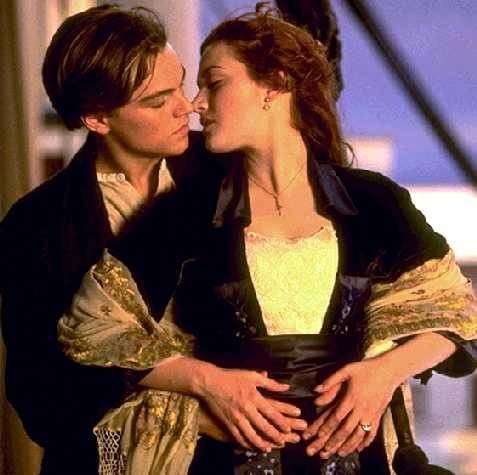 Bacio in Titanic