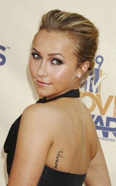 Frasi per tatuaggi di Hayden Panettiere