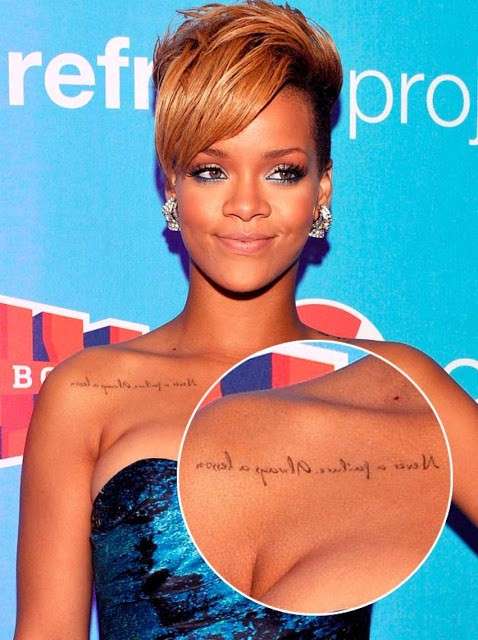 Frasi per tatuaggi di Rihanna