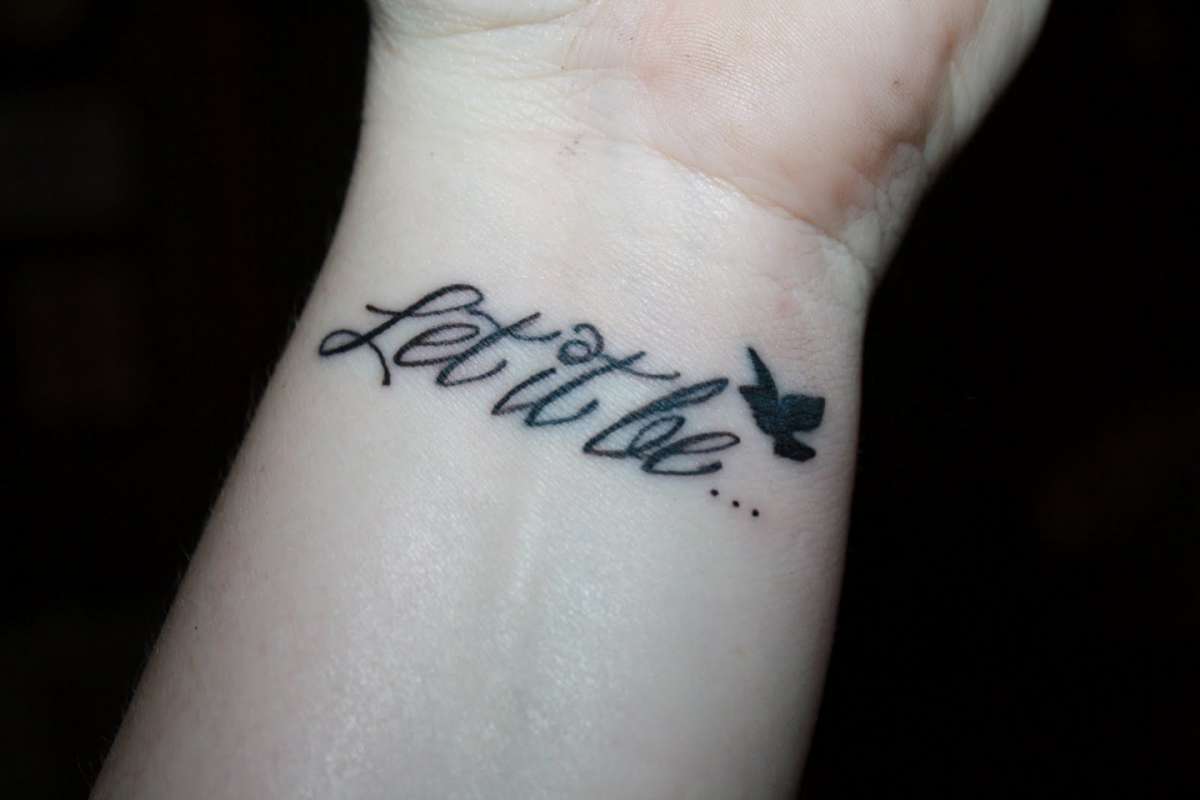 Frasi per tatuaggi Let it be