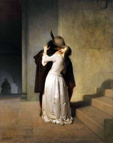 Il bacio di Hayez quadro