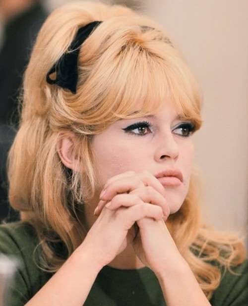 Capelli anni '60 di Brigitte Bardot