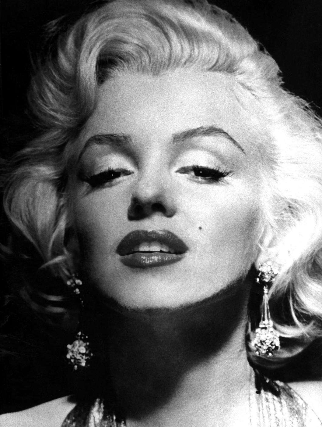 Il viso di Marylin Monroe