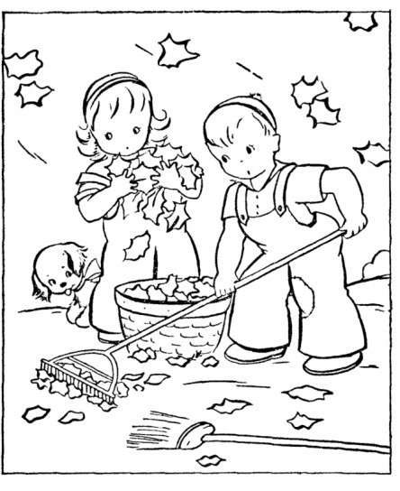 La raccolta delle foglie