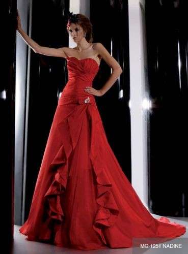 Abito da sposa rosso Gritti spose Nadine