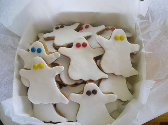 Biscottini di Halloween glassati