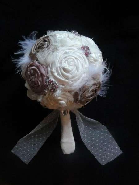 Bouquet sposa con piume