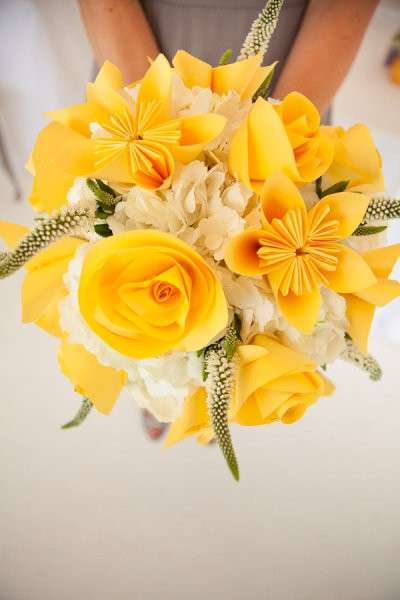Bouquet sposa fiori gialli