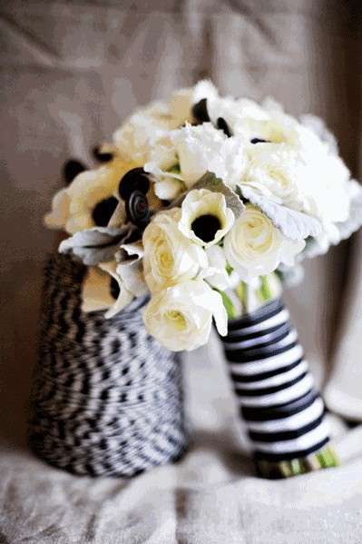 Bouquet sposa papaveri bianchi