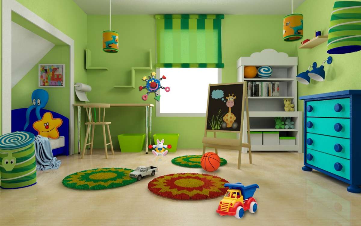 Camerette-bambini-Ikea-verde