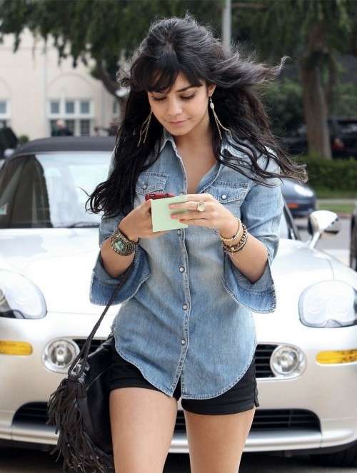 Camicia di jeans coordinata a shorts