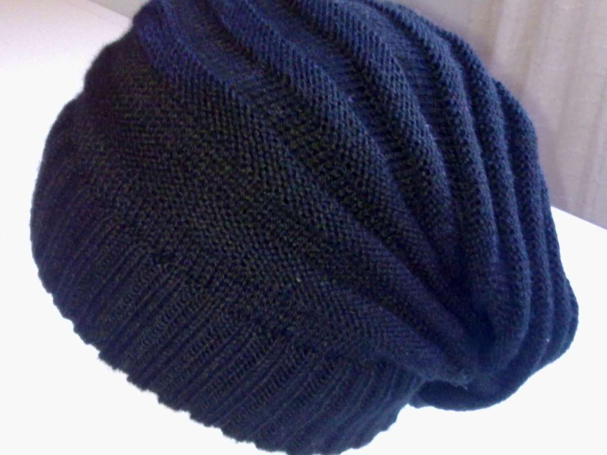 Cappello di lana blu