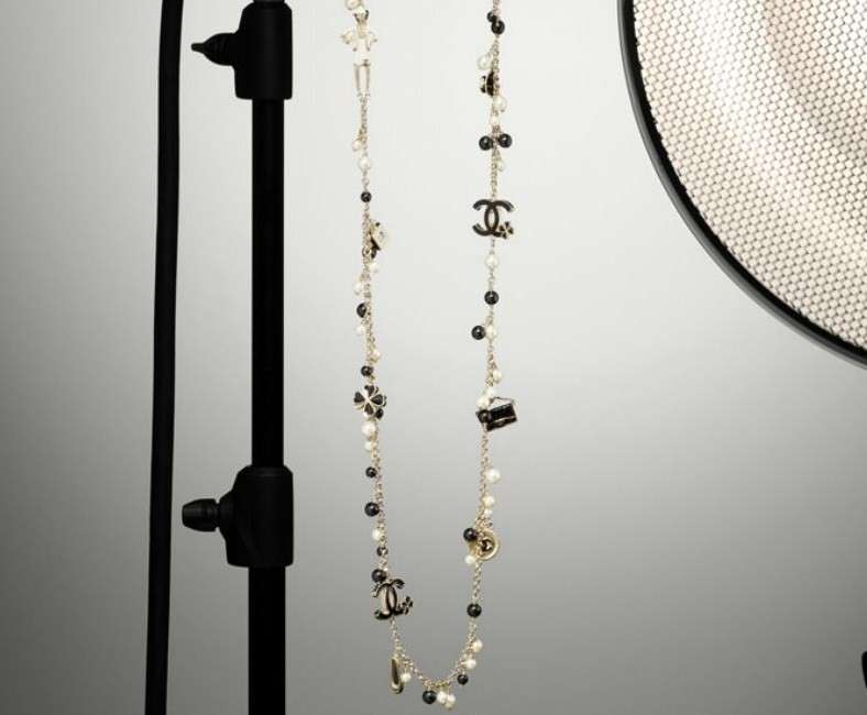 Collana Chanel, collezione Pre-Fall: modello con perle