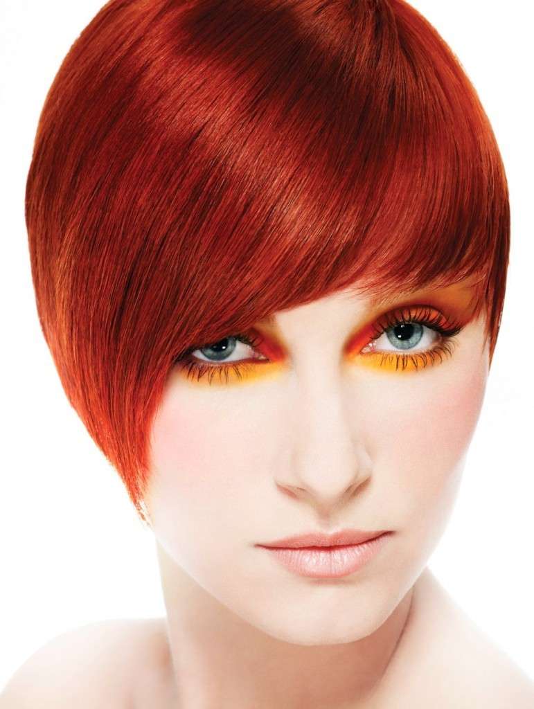 Colore capelli rosso fuoco