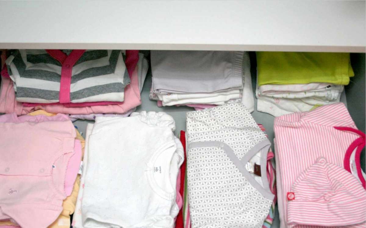 Corredino neonato il cassetto