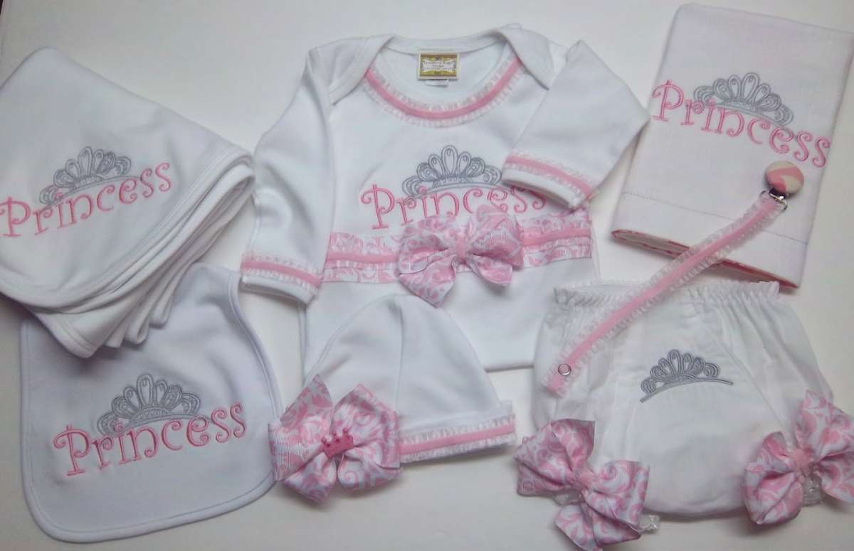 Corredino neonato set fiocchi bambina