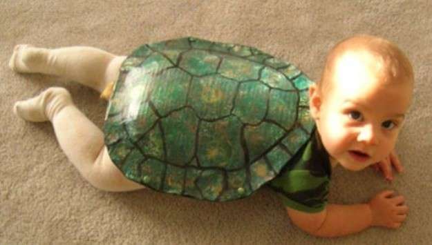 Costume da tartaruga fai da te