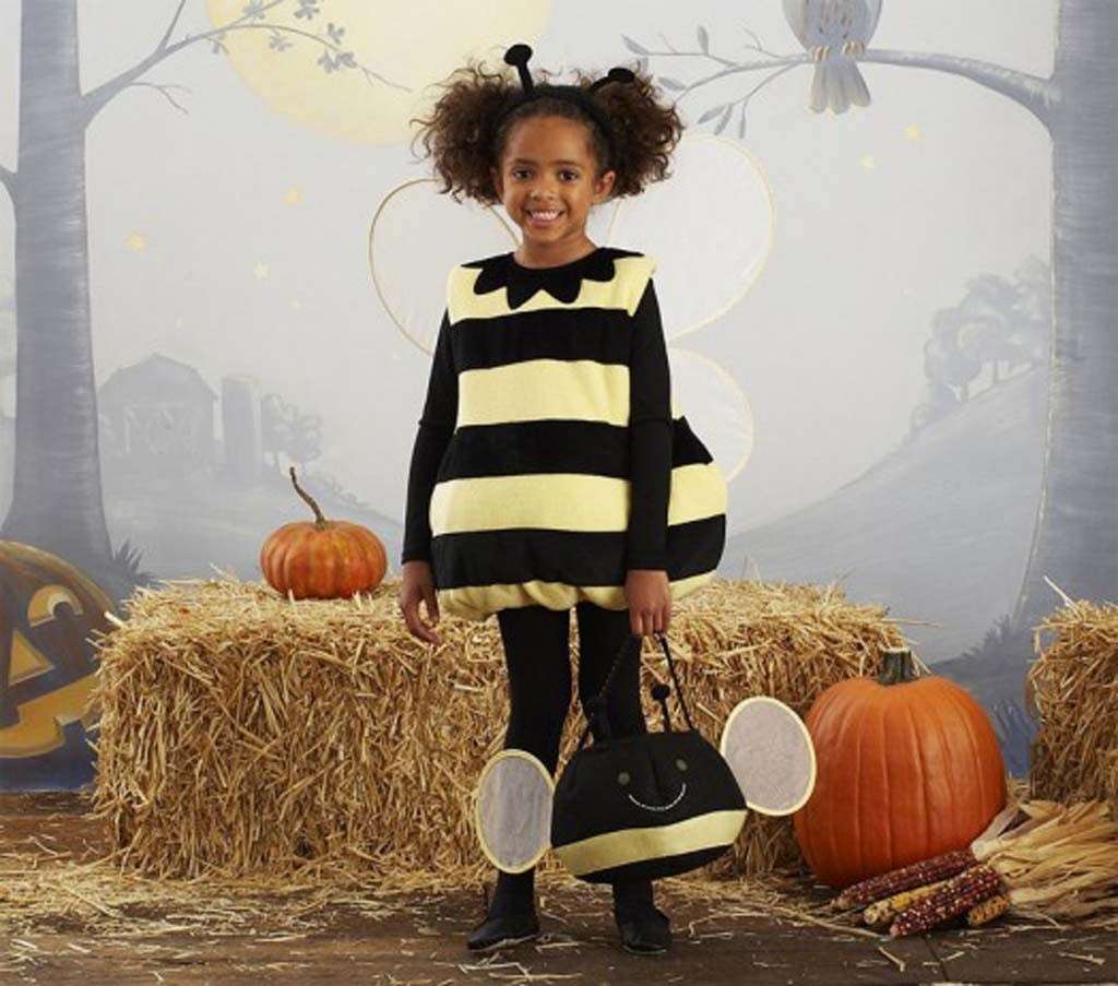 Costumi di Halloween per bambini fai da te: ape