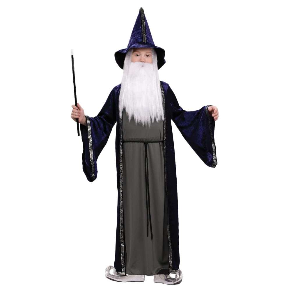 Costumi di Halloween per bambini fai da te: Mago Merlino