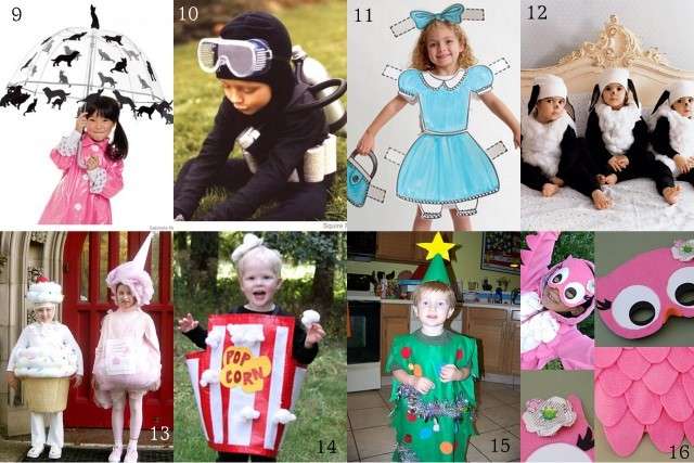 Costumi Halloween fai da te mosaico