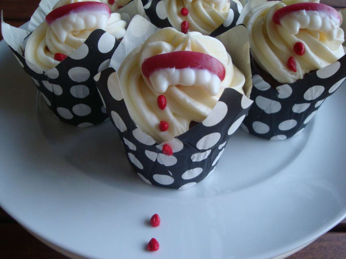 Cupcakes vampiri