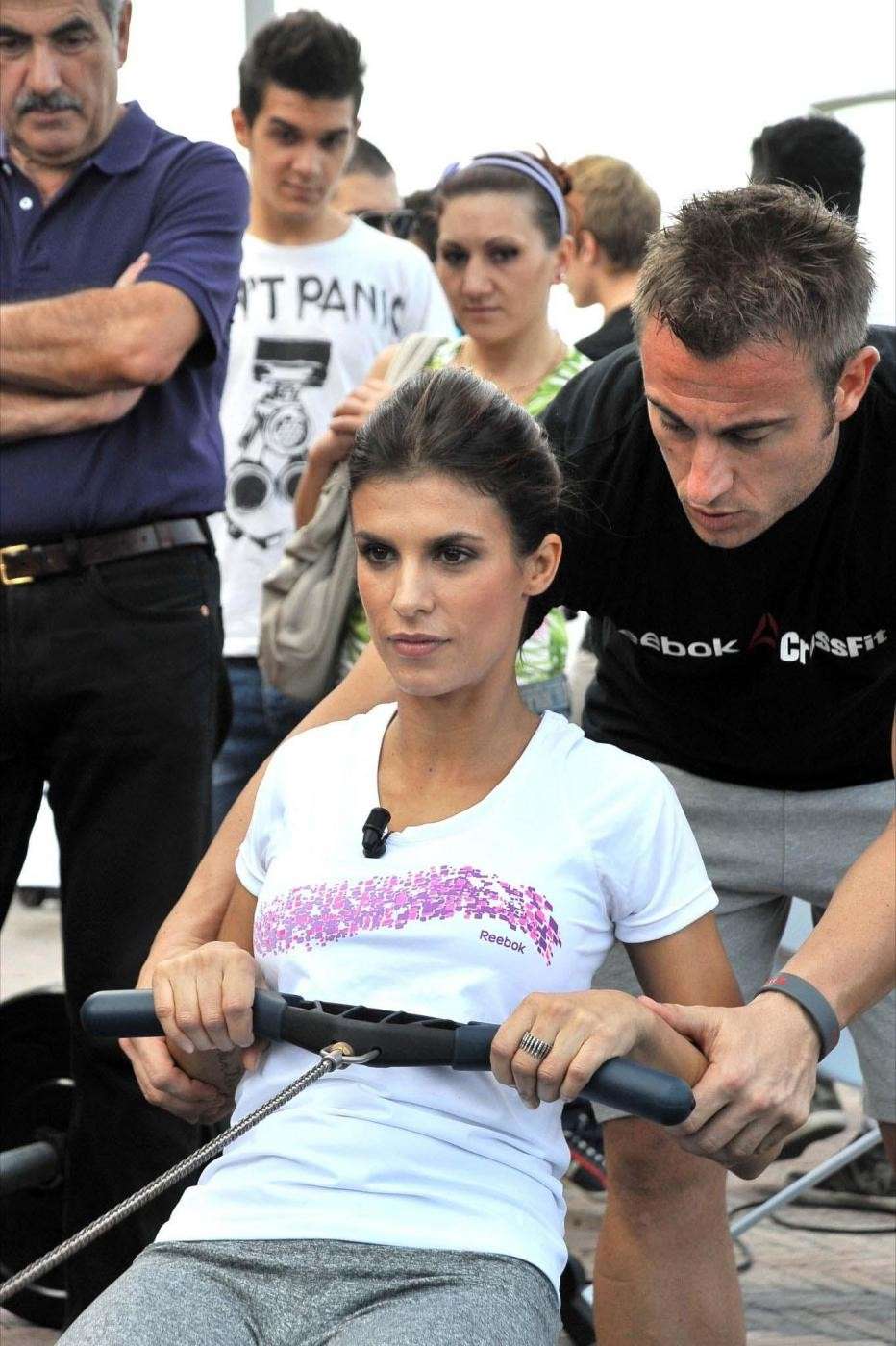 Elisabetta Canalis fa sport