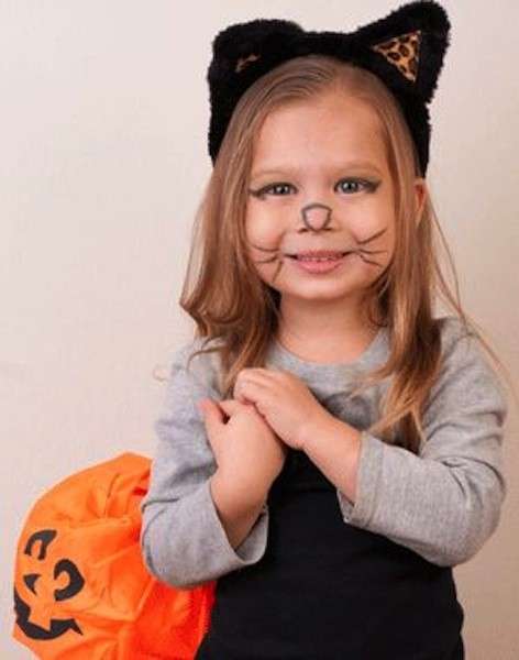 Gattina per Halloween