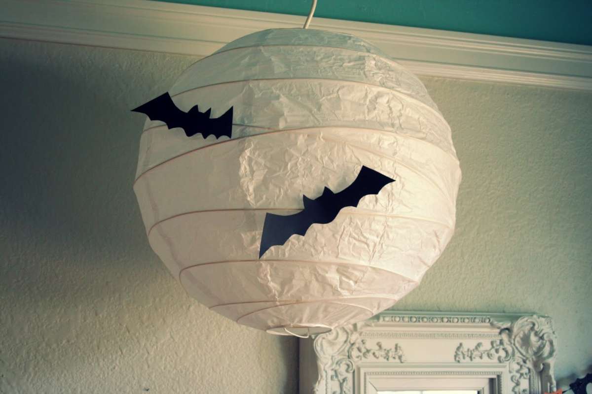 Halloween lanterna pipistrelli