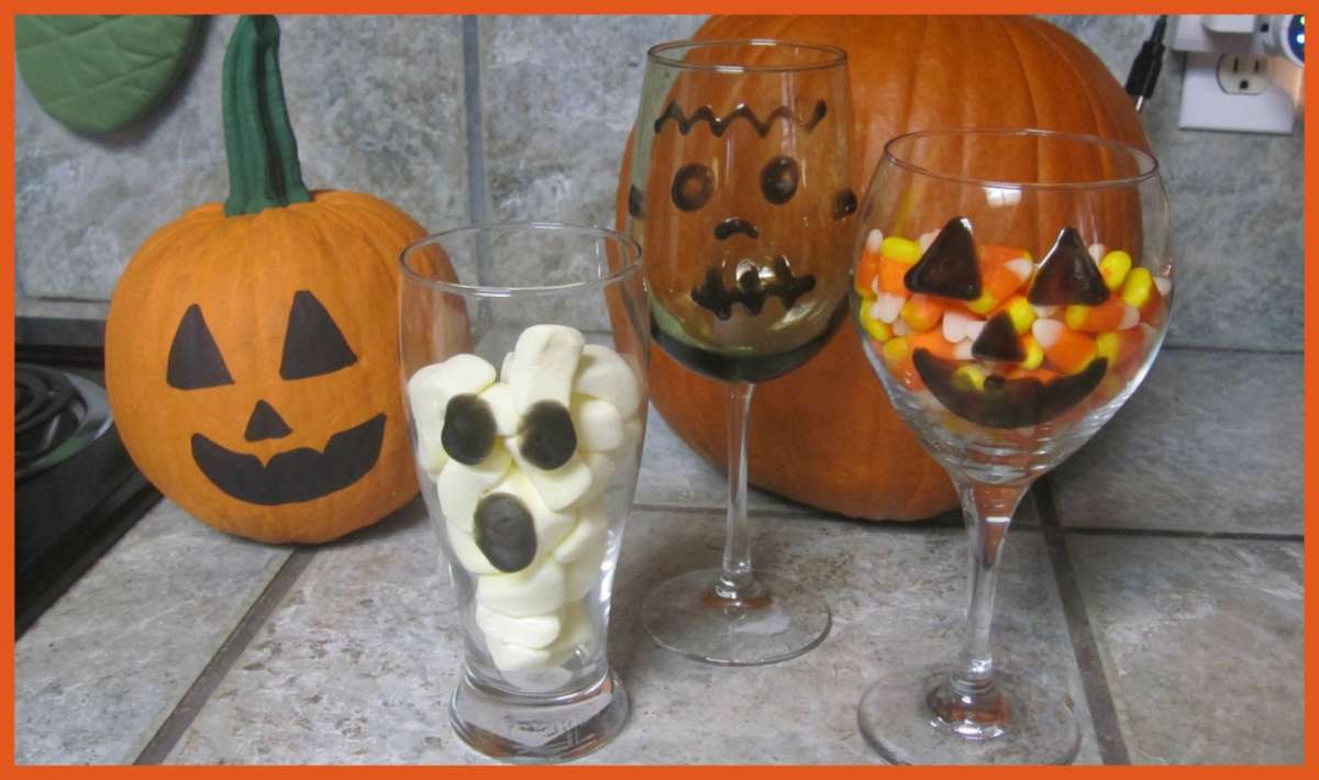 Lavoretti Halloween per bambini bicchieri festa