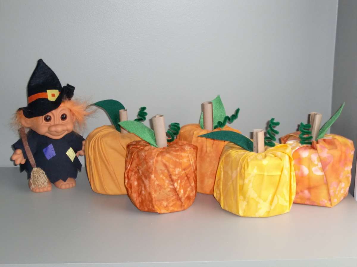 Lavoretti Halloween per bambini piccole zucche