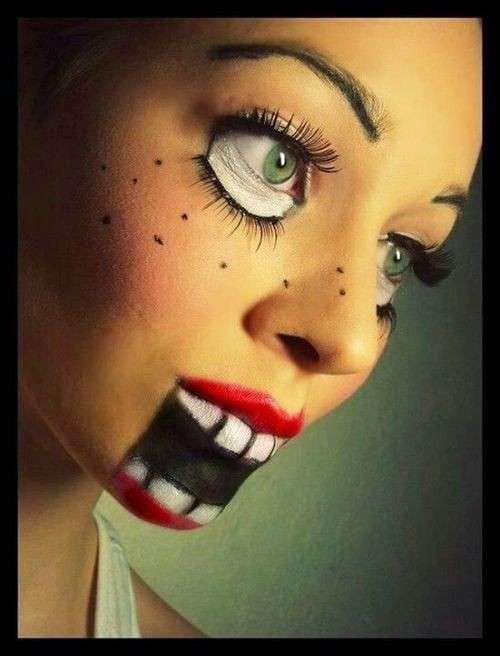 Makeup bambola da ventriloquo