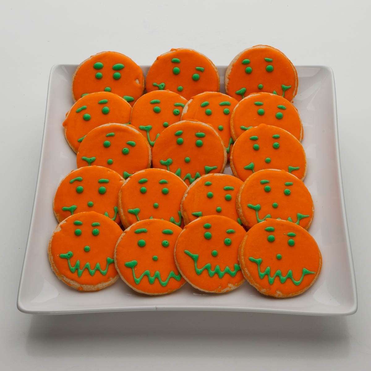 Mini zucche biscotto di Halloween