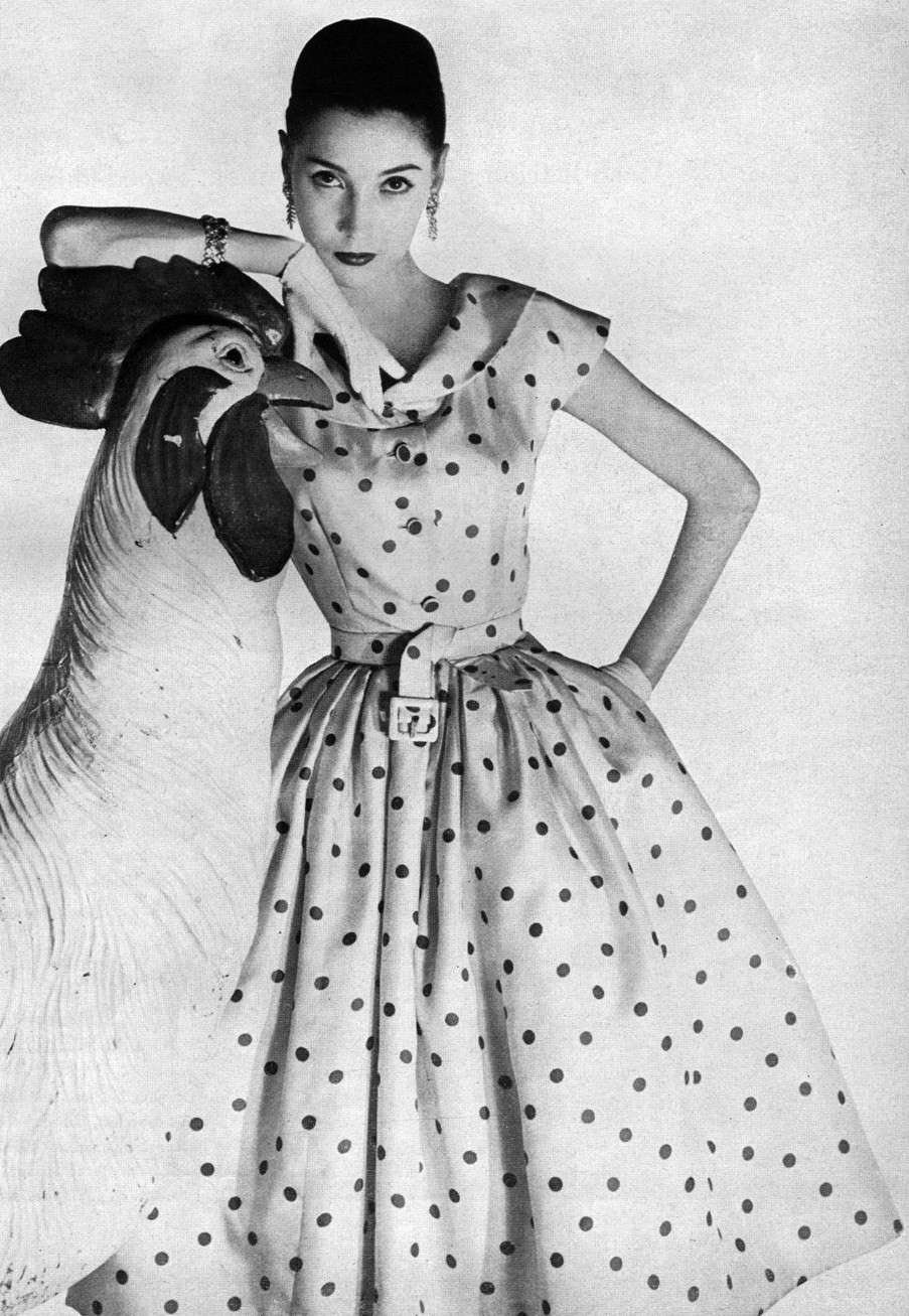 Moda anni '50, il classico abito a pois