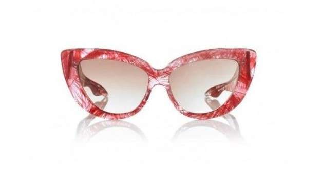 Moda anni '50, occhiali cat-eye Charlotte Olympia