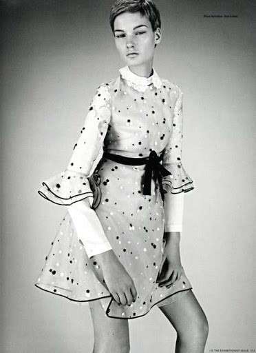 Moda anni 60, abito con pois