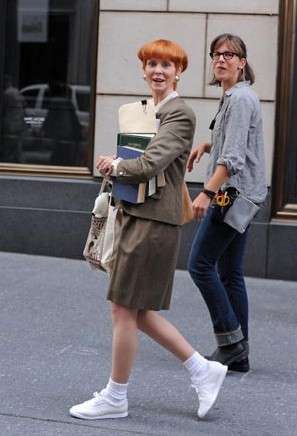 Moda anni 80, il look di Cynthia Nixon in Sex and the city 2