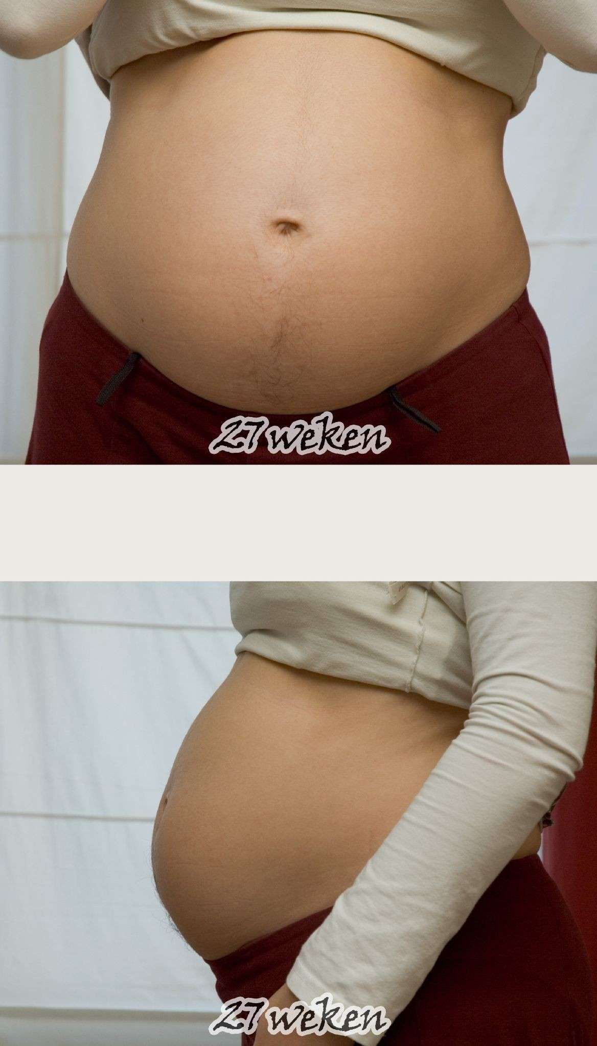 Pancia in gravidanza di 7 mesi