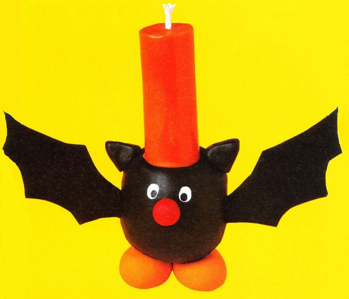 Pipistrello porta candela