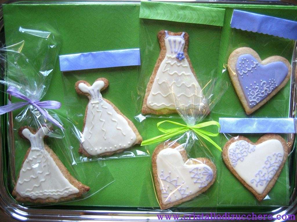 Segnaposto matrimonio biscotti