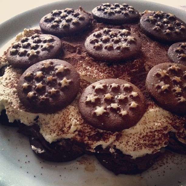 Torta pan di stelle con il cacao amaro