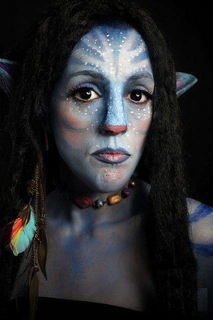 Trucco da Avatar per Halloween