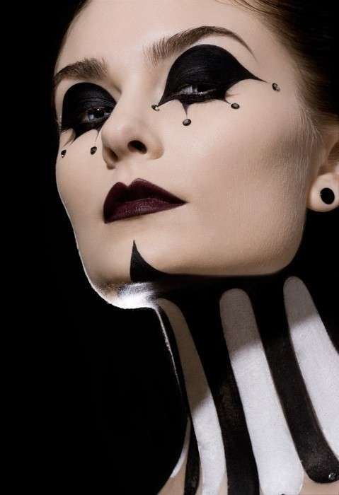 Trucco da giullare per Halloween