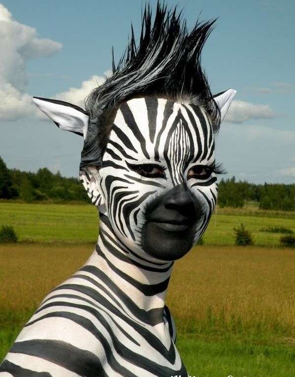 Trucco da zebra