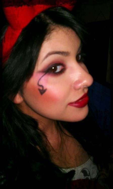 Trucco Halloween, la codina da diavoletta