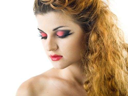 Trucco Halloween make up rosso