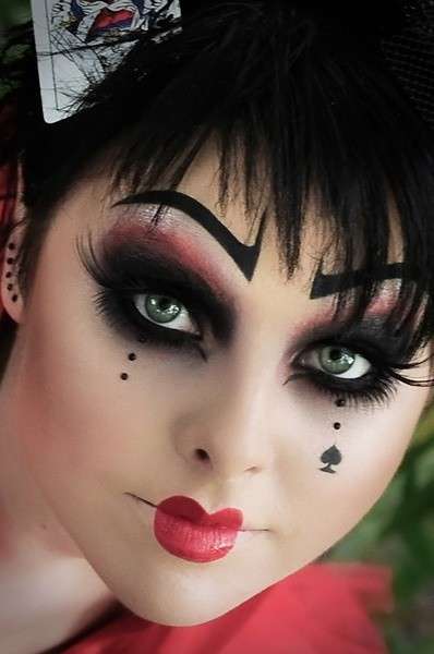 Trucco per Halloween da Regina di Cuori