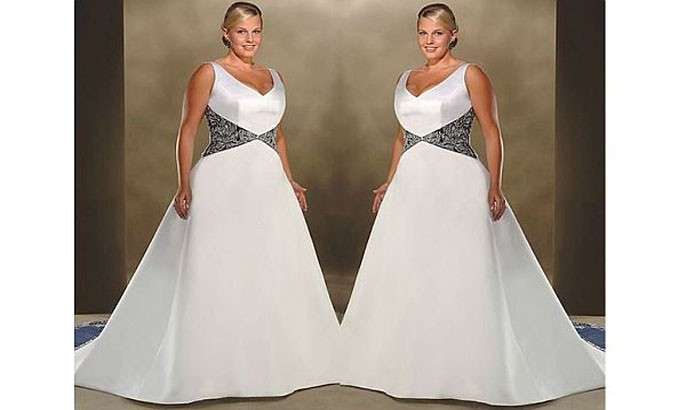 Vestito per sposa curvy originale