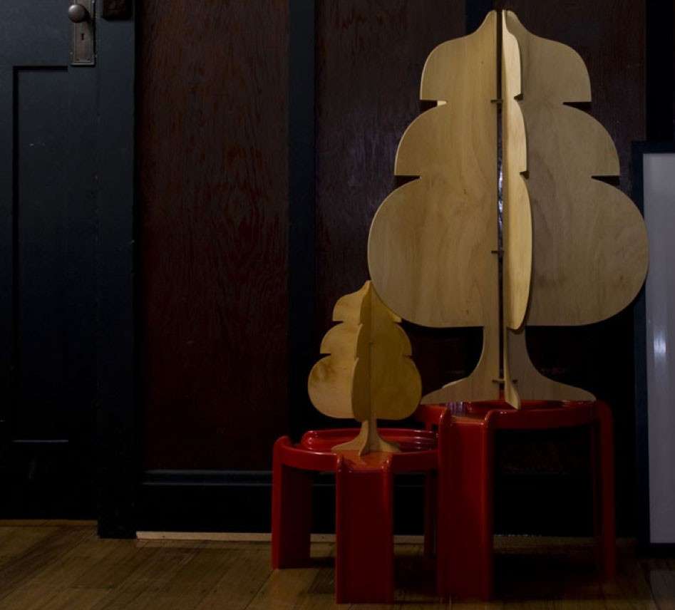 Alberi Natale legno