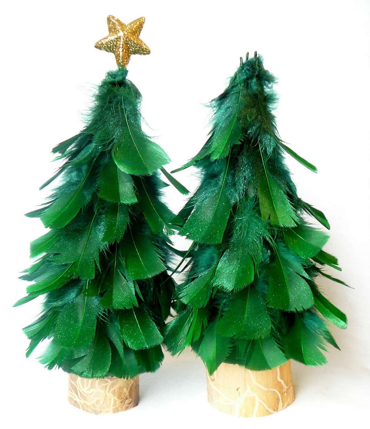 Albero di Natale con piume